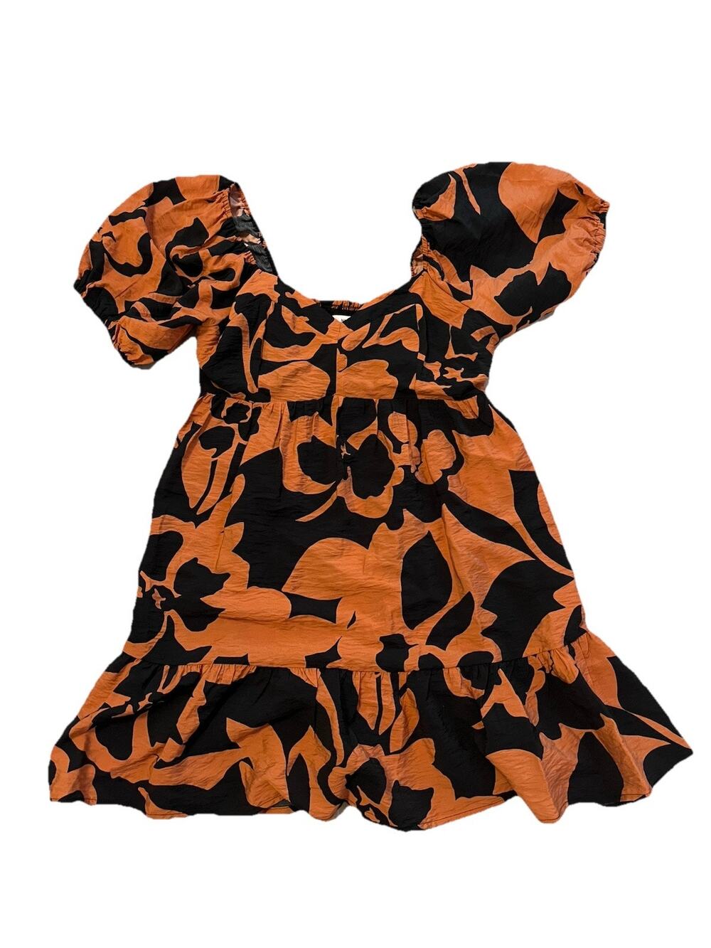 Babydoll Coquette Puff Sleeve Cottage Whimsigoth Milkmaid Nine West Dress M